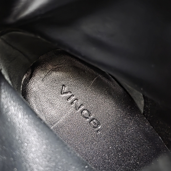 NEW Vince Harlow Leather Heeled Boots - Picture 7 of 11